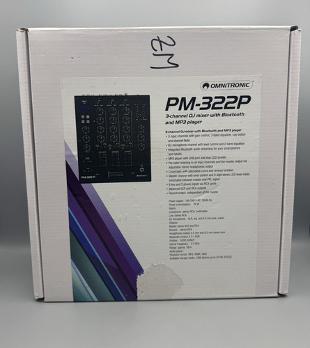 Omnitronic 322p - omnitronic, pm-322p