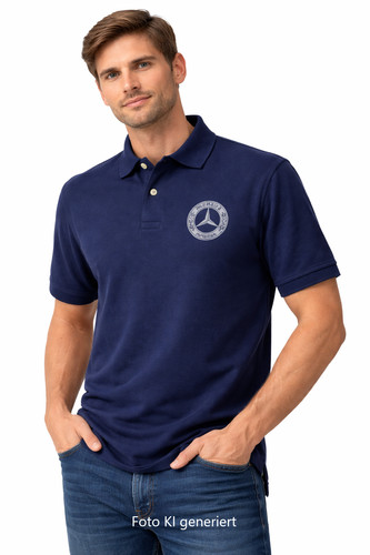 Mbig herren polo shirt navy - shirt,