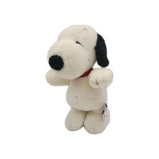 Peanuts Snoopy 1968 Syndicat Stofftier Rotes Halsband 19cm Top Zustand 