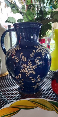 Krug keramik blau - keramik, kagel