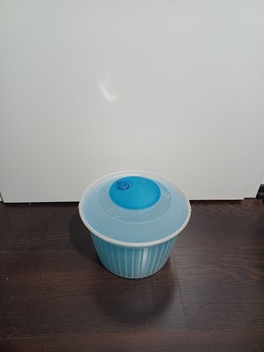 Salatschleuder blau tupperware - salatschleuder,