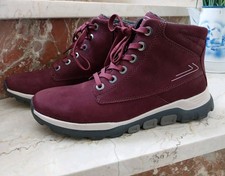 Gabor Stiefelette Rollingsoft Damen, Größe 6 / Größe 39, Bordeaux Rot