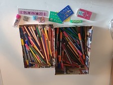 Konvolut STIFTE, 1 Kg Buntstifte, Filzstifte, Faber Castell u.a., Vorrat für...