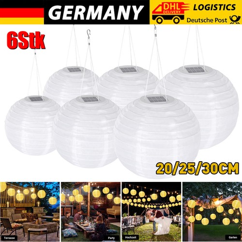 6stk led lampion solar - lampion,