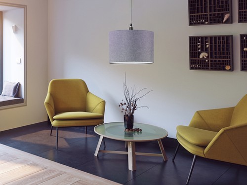 Pendelleuchte mit lampenschirm - mit,