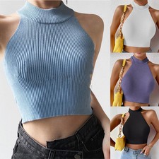 Modisches Damen Geripptes Top