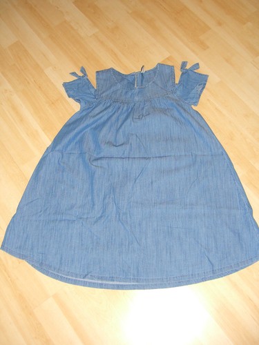 Mädchen jeansoptik kleid - jeansoptik,