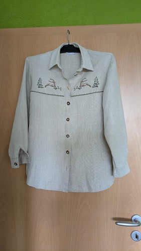 Trachtendamenbluse beige - , gr