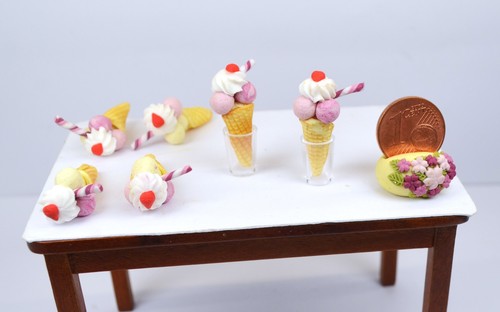 2 erdbeer eis im - *,