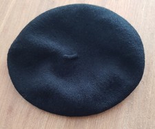 BUTTINETTE Baskenmütze Barett Gr.55-56 schwarz 100%Wolle*TOP
