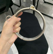 Heavy Duty Edelstahl Halskragen Bondage Sklave Choker Halsband Abschließbar BDSM