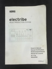 Korg Electribe Music Production Station Bedienungsanleitung Manual komplett