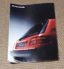 Autoprospekt Toyota DER NEUE COROLLA Januar 1988