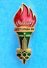 Anstecknadel-Pin 1980 OLYMPIA