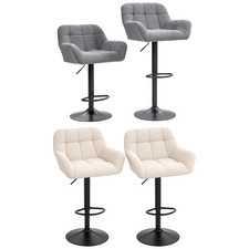 HOMCOM Barhocker 2er-Set