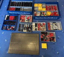 Fischertechnik Konvolut "S-Motoren, Achsen, E-Technik-Teile, Optik"