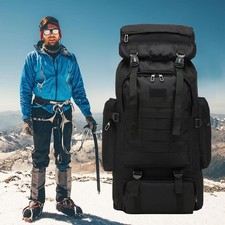 75L Herren Damen Rucksack Groß Wasserdicht Wanderrucksack Trekking Reiserucksack