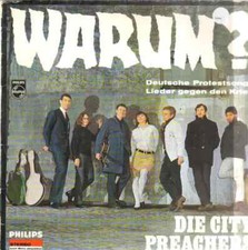 LP City Preachers Warum? Deutsche Protestsongs Lieder Gegen Den Krieg Philips