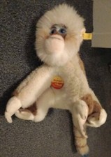 Steiff  Buntaffe Affe "Mungo" 0025/23 sitzend KFS