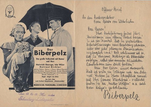 Filmhinweis der biberpelz - filmhinweis,