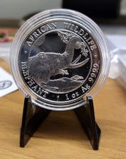 SOMALIA 2023 Elefant Münze 1