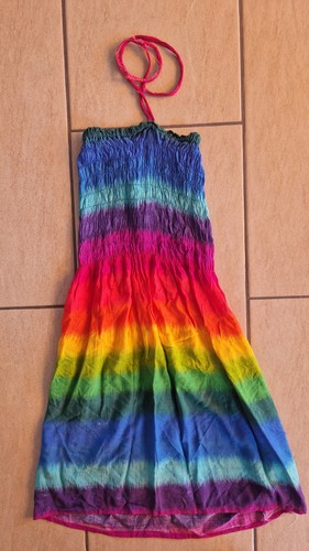 Regenbogen kleid 134 - regenbogen,