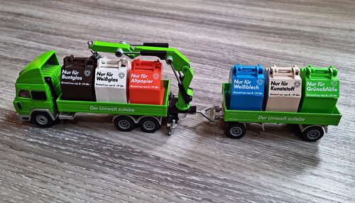 Orig siku 3813 recycling lkw - recycling,