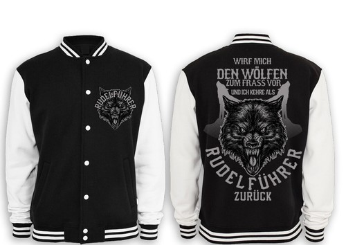 Rudelführer collegejacke - collegejacke,