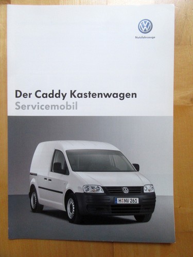 Broschüre prospekt caddy - broschüre,