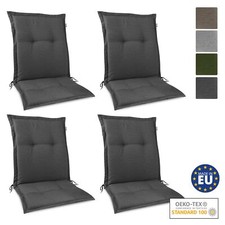 4er Set Polster Niedriglehner
