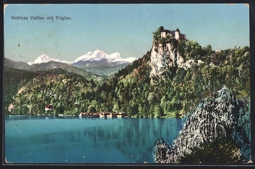 Veldes schloss mit - veldes,,