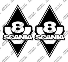 Dekor Aufkleber Scania V8