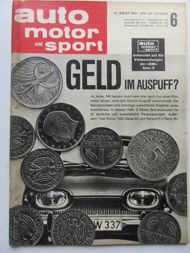 Auto motor sport 1964 - motor, 6/1964,