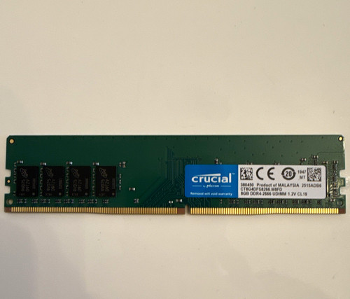 Crucial 8gb ddr4 sdram udimm - crucial,