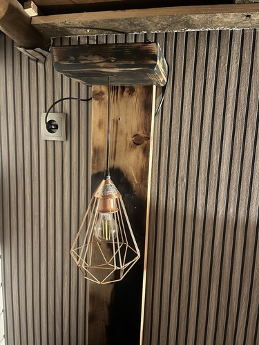 Wandlampe epoxidharz holz - wandlampe, epoxidharz/holz