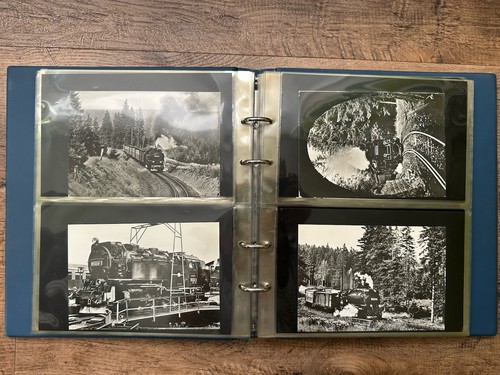 Eisenbahn postkarten sammlung - eisenbahn,