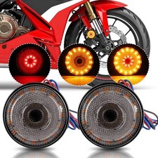 2x Motorrad LED Blinker Rund