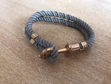 Armband grau Paul Hewitt Anker gold