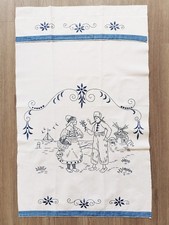 Antik Vorhängetuch für Handtuchhalter Vorhang Küche Magd Matrose Mann Windmühle