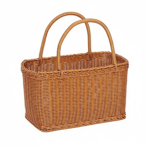 Weidenkorb rattan mit - weidenkorb, griff