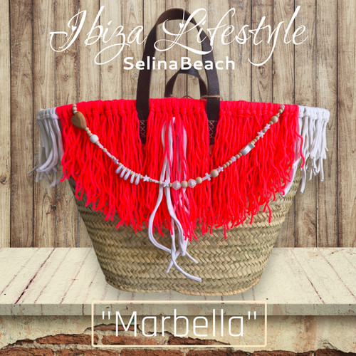 Ibiza korbtasche strandtasche - korbtasche,