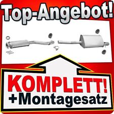 Auspuff für MERCEDES-BENZ CLK 200 KOMPRESSOR 163 184 PS Auspuffanlage