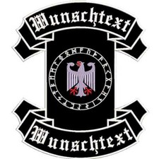 Rückenpatch wunschtext - m,