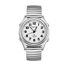 Damen Time Talk Atomic Multiband Radiogesteuert sprechen klar UK Sprachuhr