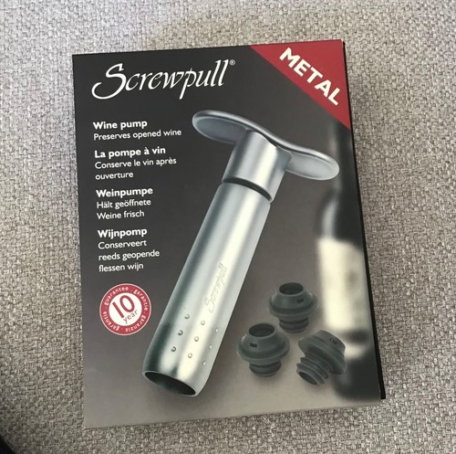 Screwpull weinpumpe ovp - screwpull,