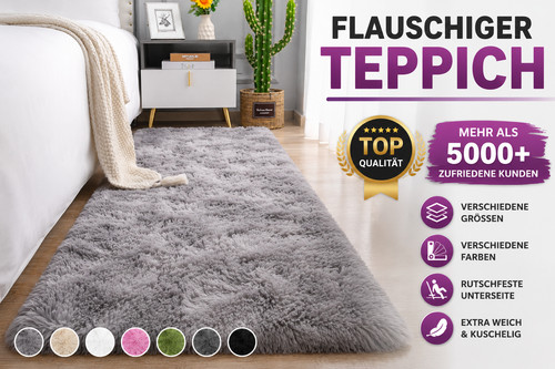Flauschiger teppich shaggy - flauschiger,