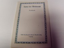 Lieder der Weihnacht, DDR