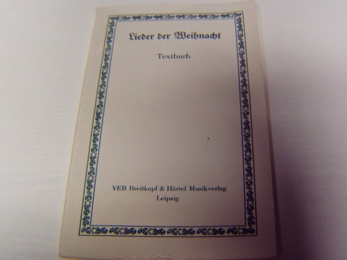 Lieder der weihnacht - lieder, weihnacht,