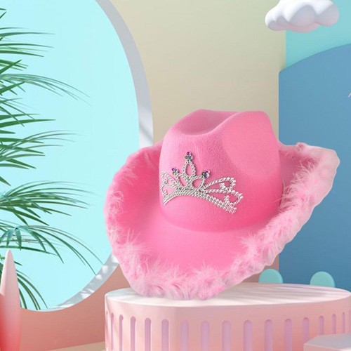 Cowboyhut pink cowgirl hut mit - cowgirl,