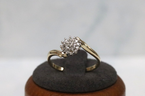 Cluster diamantring kt - cluster-diamantring,